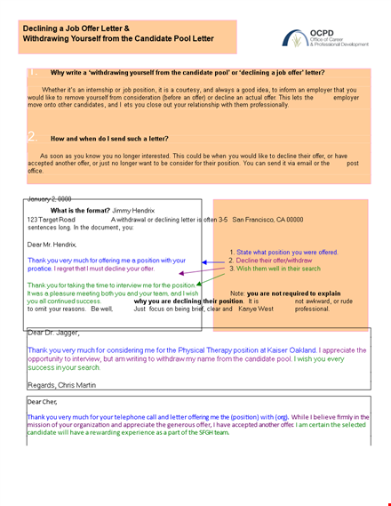 employment offer template