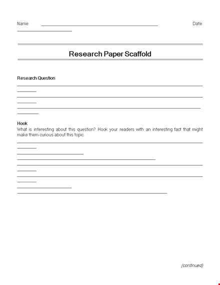 professional research proposal template - get your research approved template
