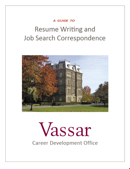 professional resume in pdf format for college with experience at vassar template