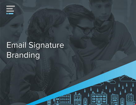 create a memorable personal brand with our email signature templates template