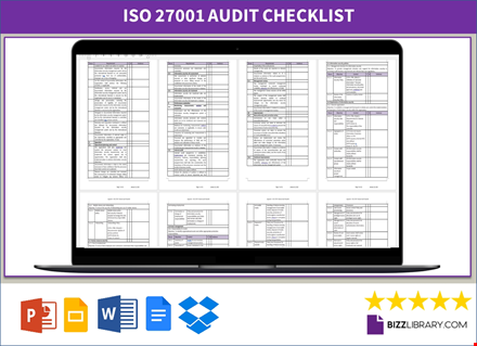 cybersecurity audit checklist template