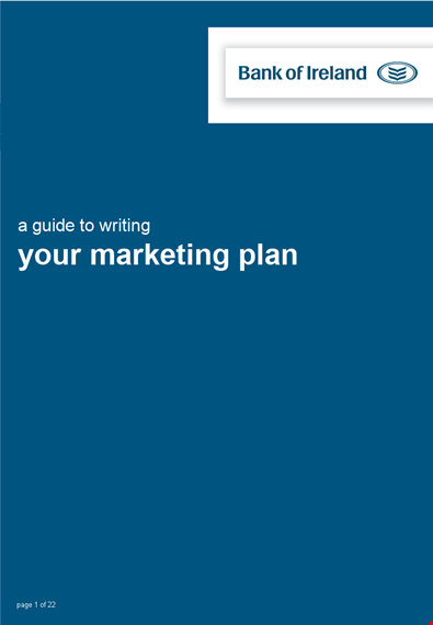 product marketing plan sample template