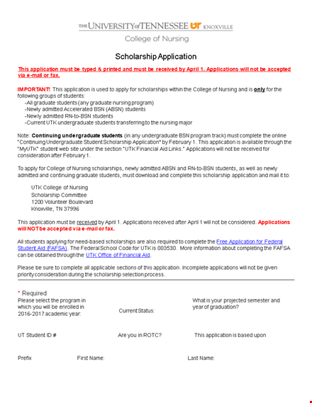 sample nursing scholarship essay - application tips to secure a nursing scholarship template
