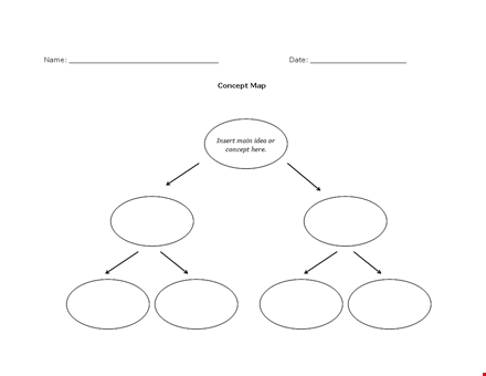 free concept map template - organize your ideas with a professional concept mapemplate template