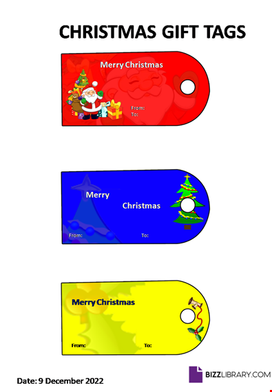 christmas gift tags template