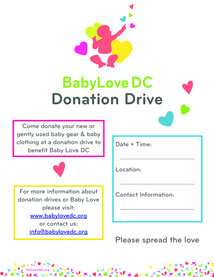donation drive flyer template