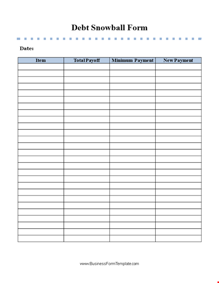 get out of debt fast with our debt snowball spreadsheet - download now template