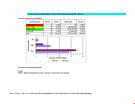 it project status report template template
