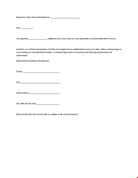 expert letter of recommendation - the ultimate guide template