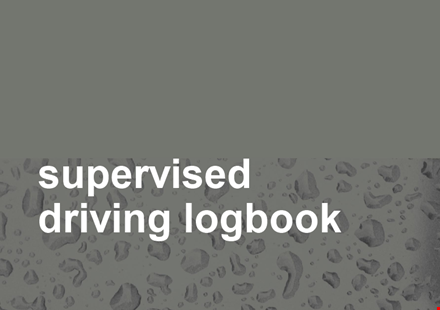 track your driving hours and conditions with the drivers daily log template