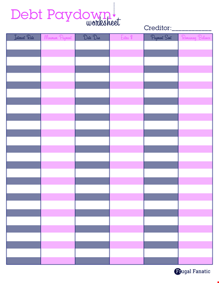 kickstart your debt paydown with our free debt snowball spreadsheet and worksheet template