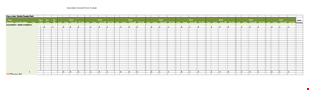 depreciation schedule template - easily track and manage asset depreciation template