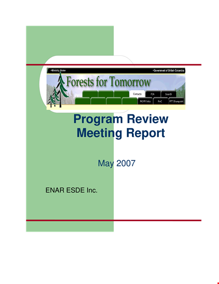 program review: meeting, workshop | comprehensive program analysis template