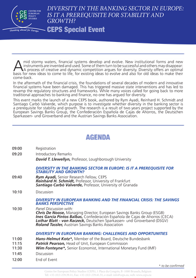 special event agenda template