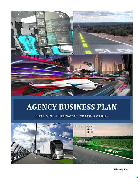 highway safety agency business plan template template