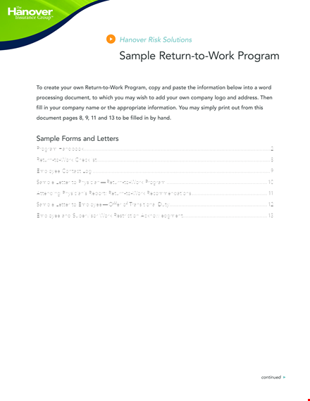 return to work letter template template