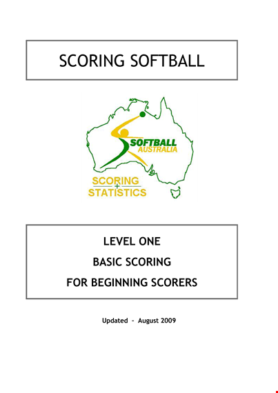 printable softball score sheet template