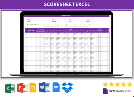 scoresheet excel template