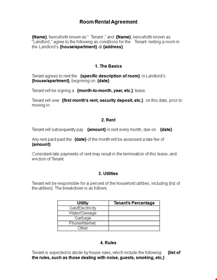 rental application template - simplify the process for landlords and tenants template