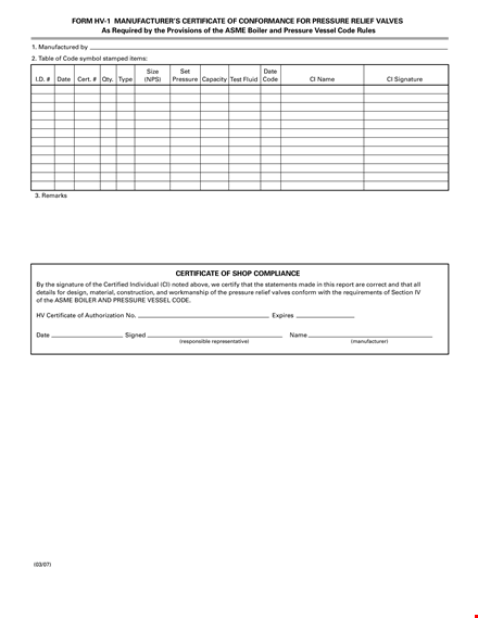 certificate of conformance | easy-to-use template