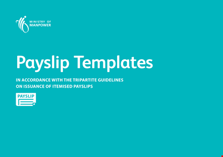 full payslip booklet english template