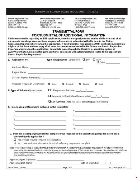 letter of transmittal template - submit your application and information to the district with ease template