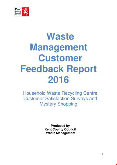 customer report template
