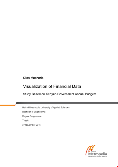financial data visualization example template