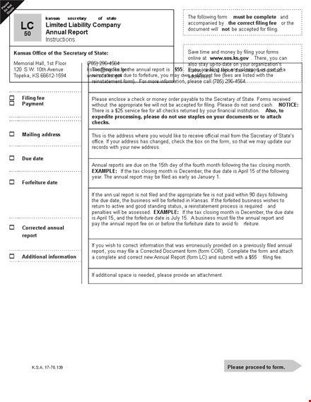 simple annual report template