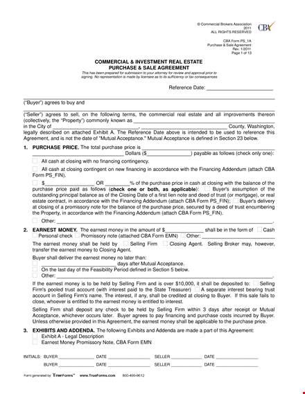 real estate contract template