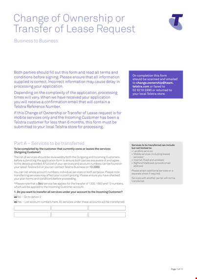 lease transfer request letter template template