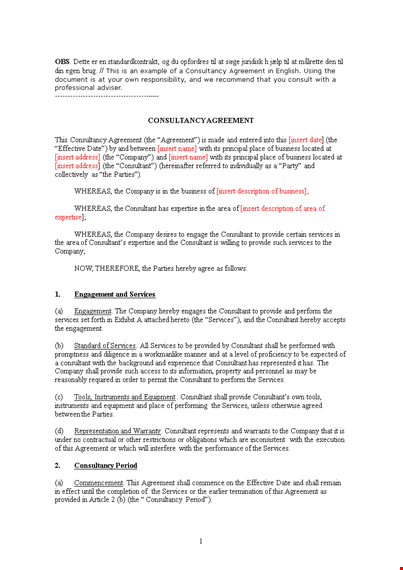 consulting proposal template | company agreement | insert | shall | consultant template