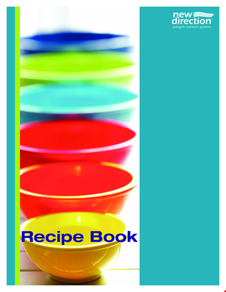 printable recipe book template template
