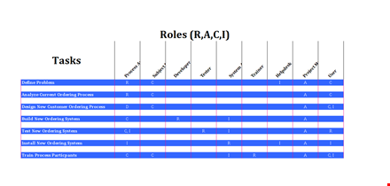 streamline your processes with a raci chart system template