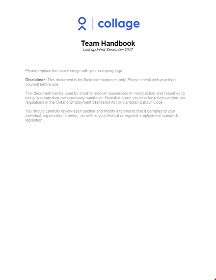download our employee handbook template for effective company leave policies template
