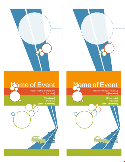 custom door hanger template for your next event | get noticed by your beneficiaries template