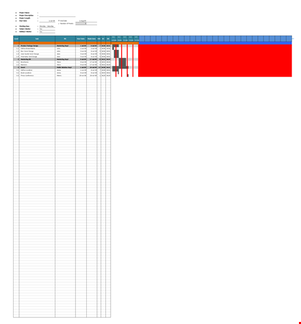 grantt chart template template