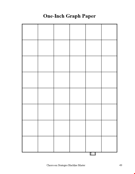 large graph paper inch squares template