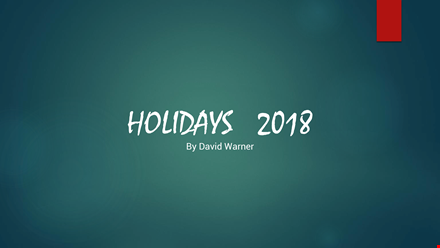 holiday powerpoint template