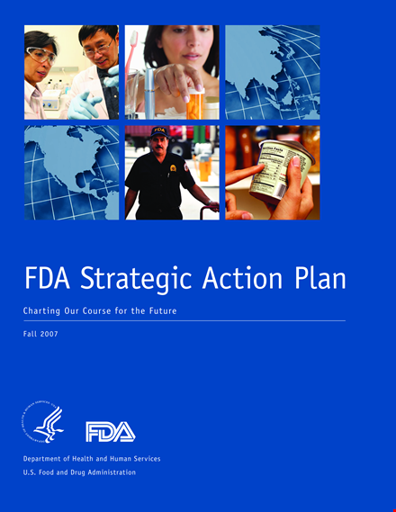 fda strategic action plan for safety of products template