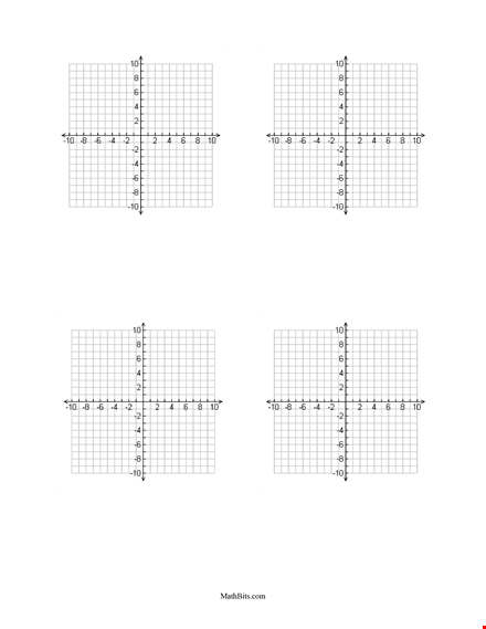 printable graph paper template | free math grids - mathbits template