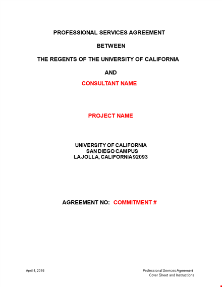 service agreement template for universities | consultant agreement services template
