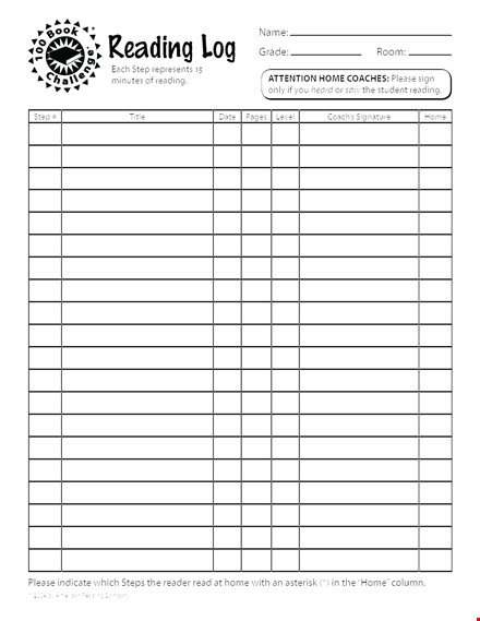 download our free reading log template and keep track of your reading progress template