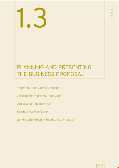 strategic business plan proposal template