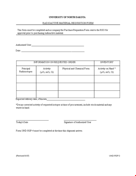purchase material requisition form - simplify your procurement process template