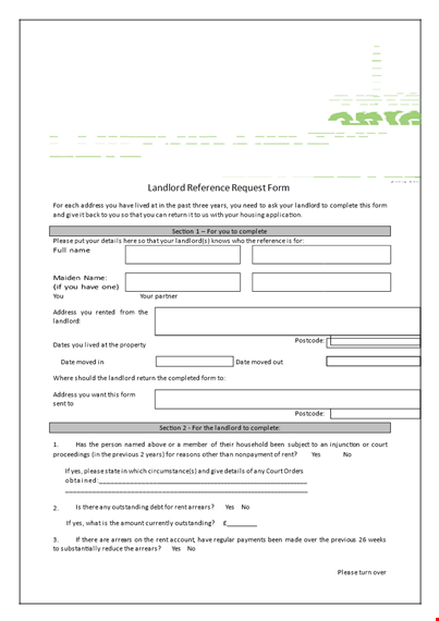 get a strong landlord reference letter - tips & examples template