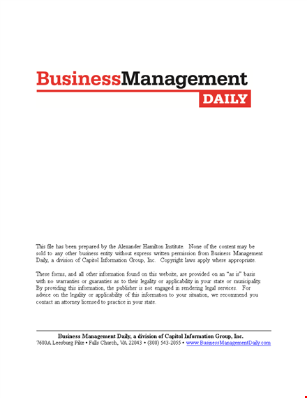 termination letter of business management template