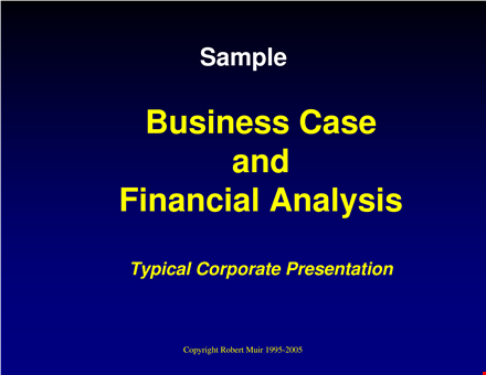 financial business case analysis template template