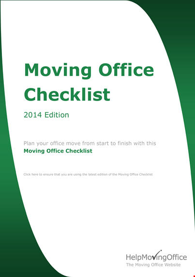 ultimate moving checklist for office and home template