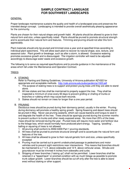 wc samplelandscapecontract template